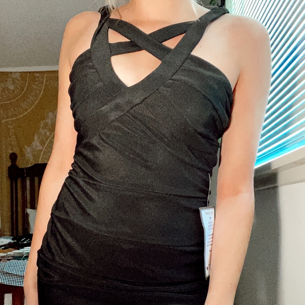 Macy’s Black Bodycon Dress